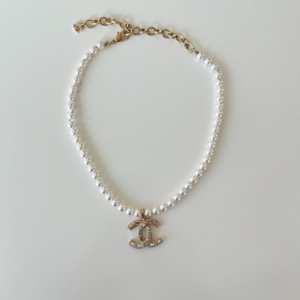 Tổng hợp hơn 68 về chanel pearl choker necklace  cdgdbentreeduvn