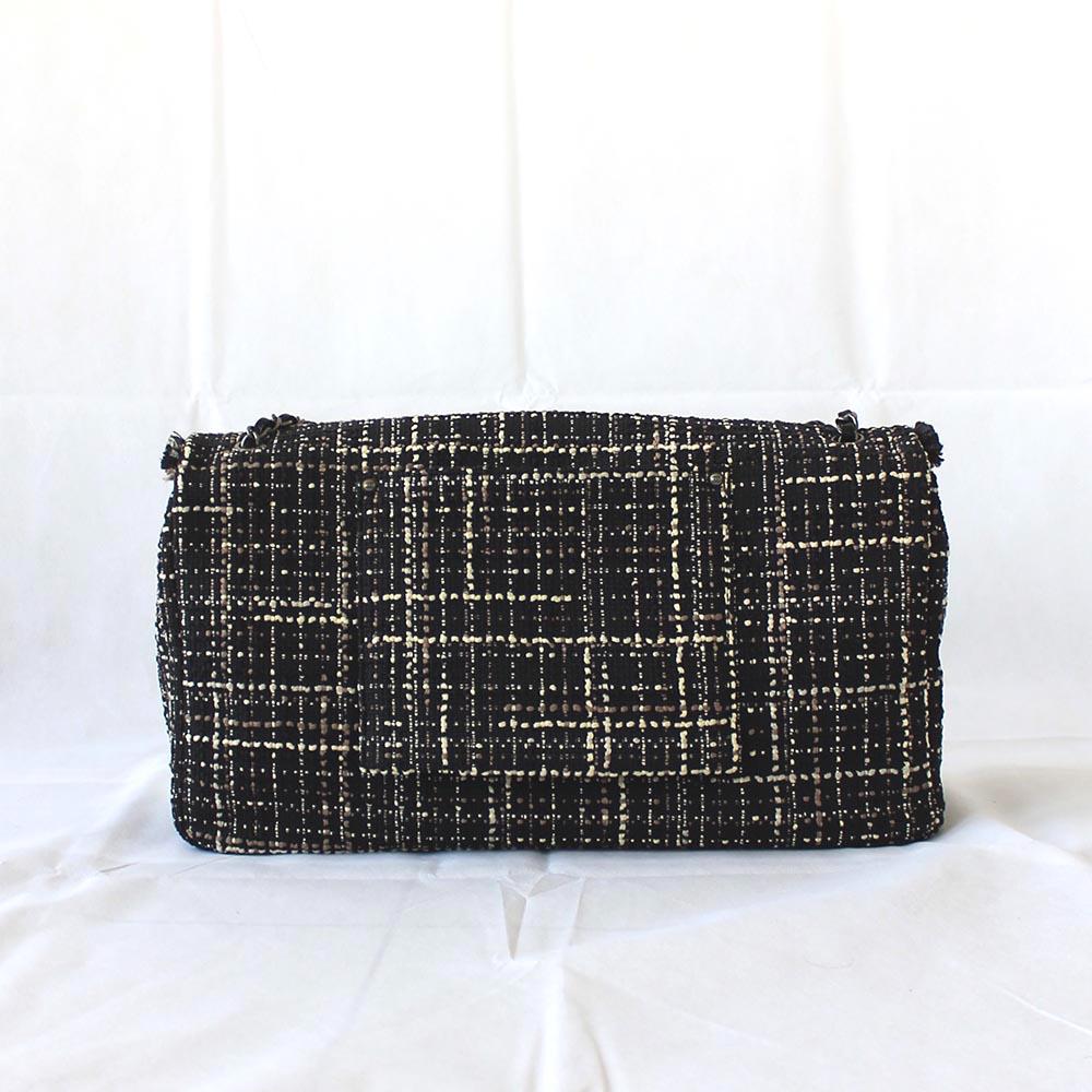 Chanel Tweed Jacket Large Flap Travel Bag - BOPF | Business of Preloved Fashion