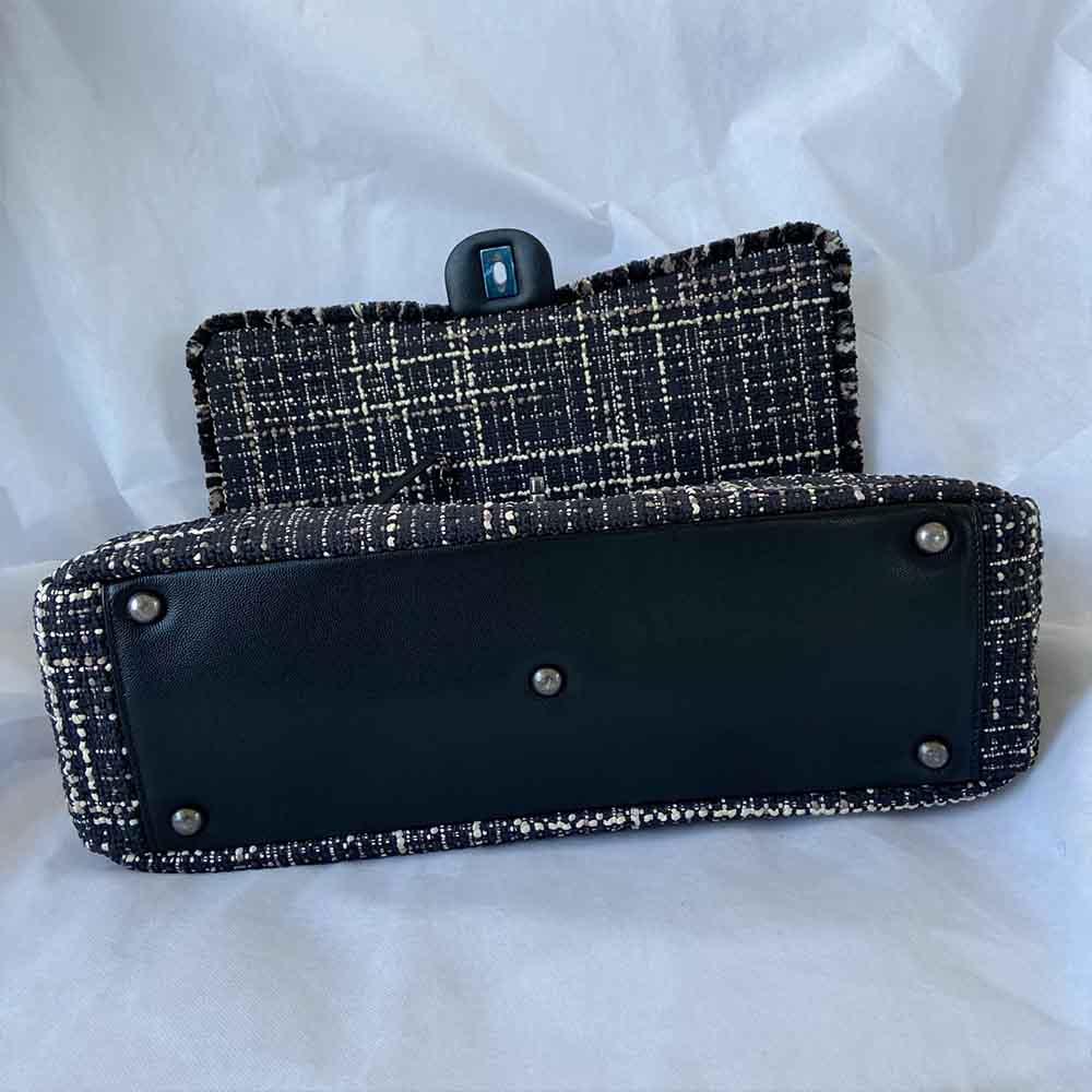Chanel Tweed Jacket Large Flap Travel Bag - BOPF | Business of Preloved Fashion