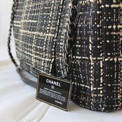 Chanel Tweed Jacket Large Flap Travel Bag - BOPF | Business of Preloved Fashion