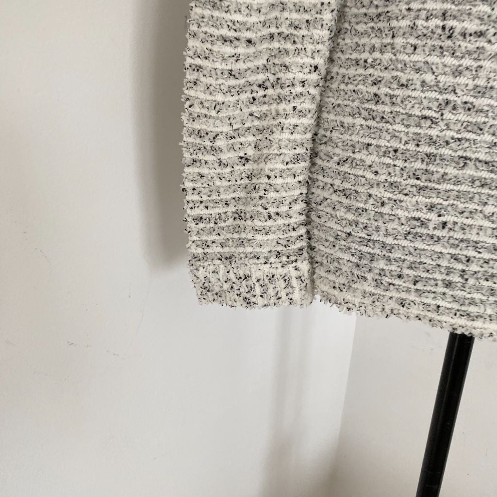 Chanel white long sleeve tweed top - BOPF | Business of Preloved Fashion