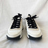 Chanel White Nylon And Suede CC Low Top Sneakers, 37 - BOPF | Business of Preloved Fashion