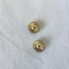 Chanel white stud CC small crystal round earring - BOPF | Business of Preloved Fashion