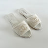 Chanel white tweed slide mules, 38.5C - BOPF | Business of Preloved Fashion