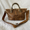 Chloe Brown Python and Leather Baylee Tote - BOPF | Business of Preloved Fashion