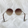 Chloé Carlina oversized round-frame gold-tone sunglasses - BOPF | Business of Preloved Fashion