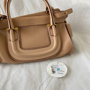 Chloe Everston Satchel Leather Tan Bag - BOPF | Business of Preloved Fashion
