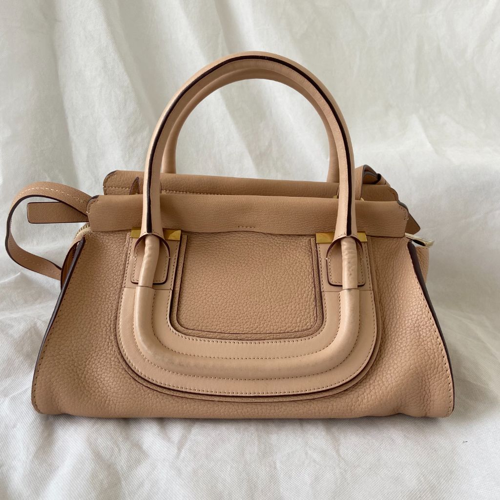 Chloe Everston Satchel Leather Tan Bag - BOPF | Business of Preloved Fashion