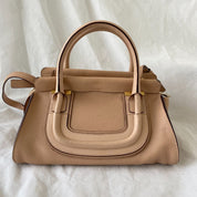 Chloe Everston Satchel Leather Tan Bag - BOPF | Business of Preloved Fashion