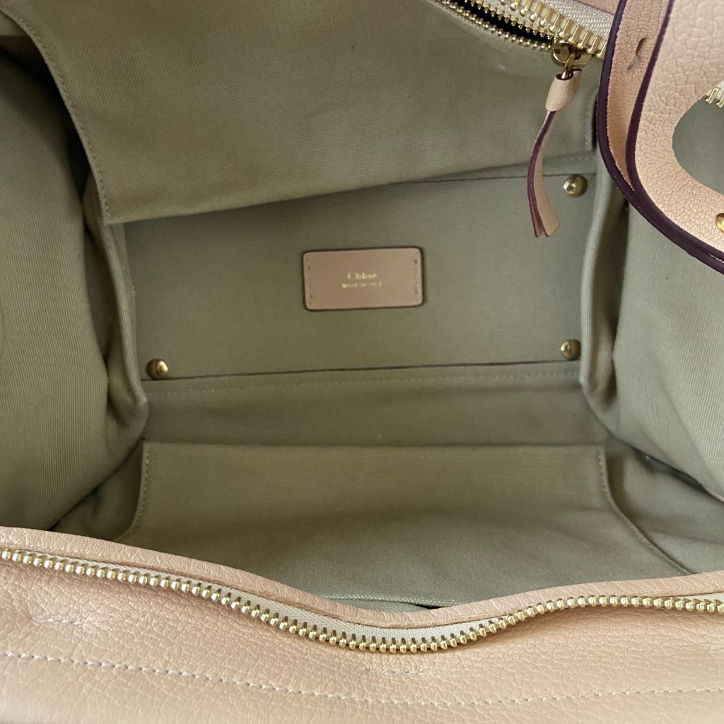 Chloe Everston Satchel Leather Tan Bag - BOPF | Business of Preloved Fashion