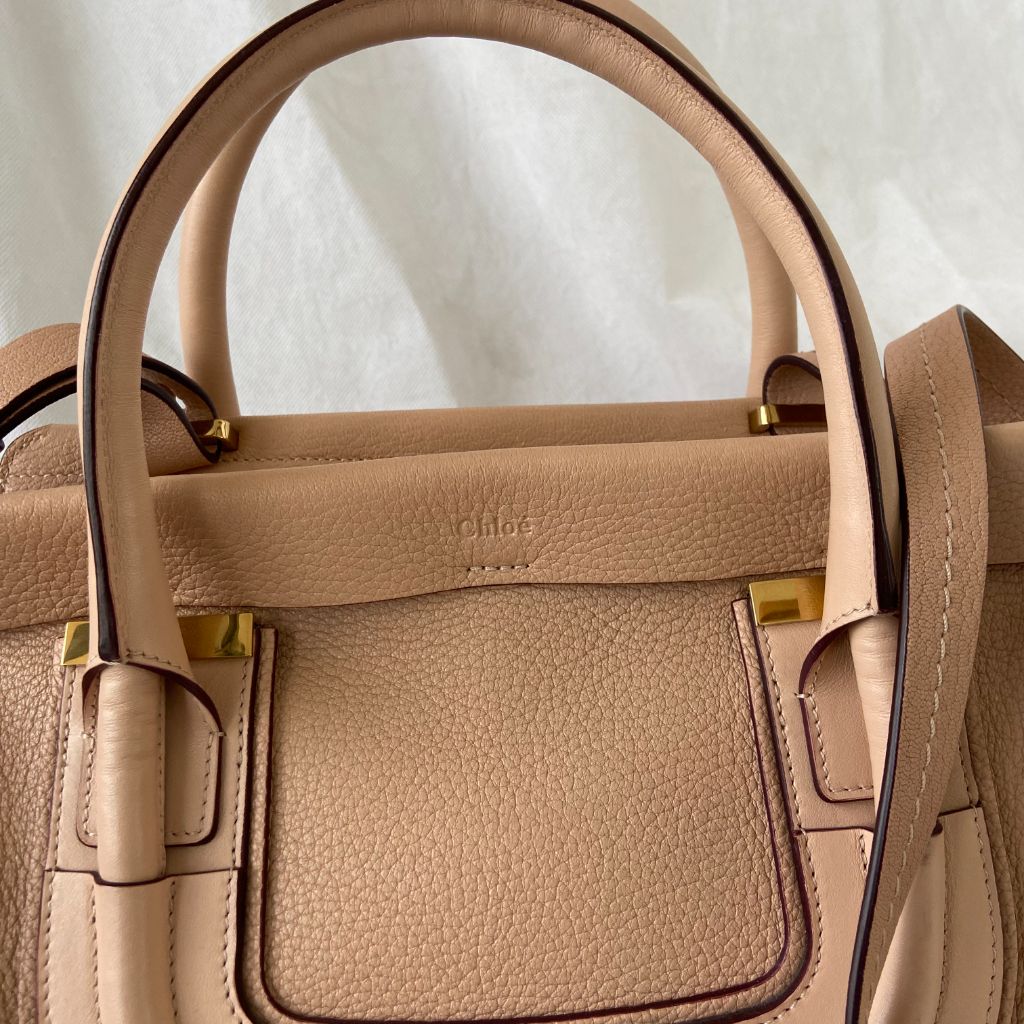 Chloe Everston Satchel Leather Tan Bag - BOPF | Business of Preloved Fashion