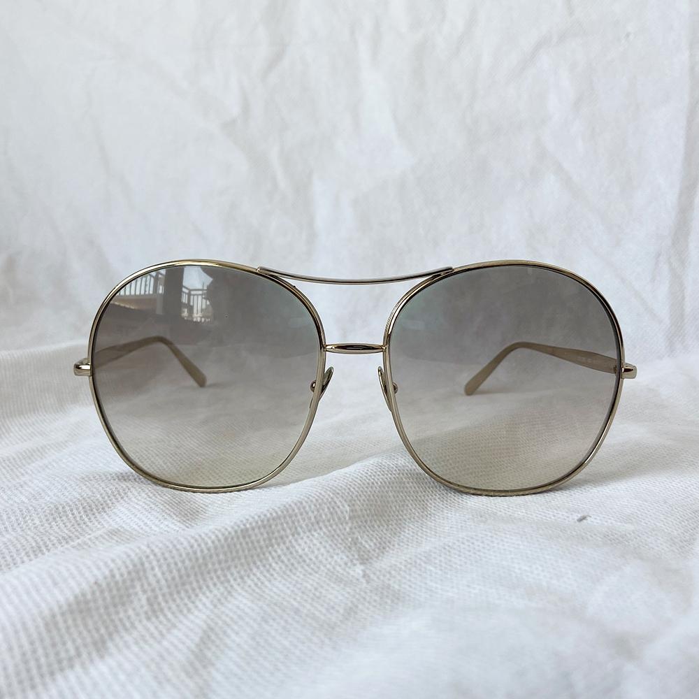 Chloe Gold Frame Sunglasses - BOPF | Business of Preloved Fashion