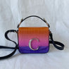 Chloe Multicolor Croc Embossed Leather Mini C Top Handle Bag - BOPF | Business of Preloved Fashion