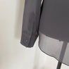 Christian Dior Grey Silk Blouse - BOPF | Business of Preloved Fashion