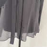 Christian Dior Grey Silk Blouse - BOPF | Business of Preloved Fashion