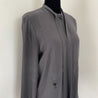 Christian Dior Grey Silk Blouse - BOPF | Business of Preloved Fashion