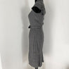 Christian Dior grey sleeveless plaid dress with belt - BOPF | Business of Preloved Fashion