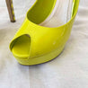 Christian Dior Neon Yellow Cannage Heel Pumps, 39.5 - BOPF | Business of Preloved Fashion
