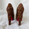 Christian Louboutin Brown Leopard Print Calf Hair Bianca Platform Pumps, women's 36 - BOPF | Business of Preloved Fashion