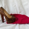 Christian Louboutin Brown Leopard Print Calf Hair Bianca Platform Pumps, women's 36 - BOPF | Business of Preloved Fashion