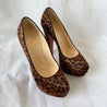 Christian Louboutin Brown Leopard Print Calf Hair Bianca Platform Pumps, women's 36 - BOPF | Business of Preloved Fashion