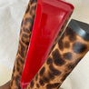 Christian Louboutin Brown Leopard Print Calf Hair Bianca Platform Pumps, women's 36 - BOPF | Business of Preloved Fashion