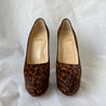 Christian Louboutin Brown Leopard Print Calf Hair Bianca Platform Pumps, women's 36 - BOPF | Business of Preloved Fashion