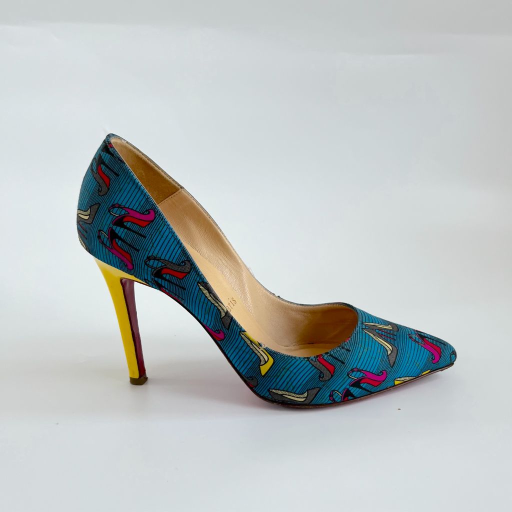 Shop Christian Louboutin Hot Chick 100 Leather Pumps