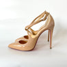 Christian Louboutin nude leather pointed toe pumps , 37 - BOPF | Business of Preloved Fashion