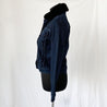 Claudie Pierlot denim jacket with black fur collar - BOPF | Business of Preloved Fashion