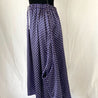 Comme De Garcon navy blue skirt with white polka dots, oversized side pockets - BOPF | Business of Preloved Fashion
