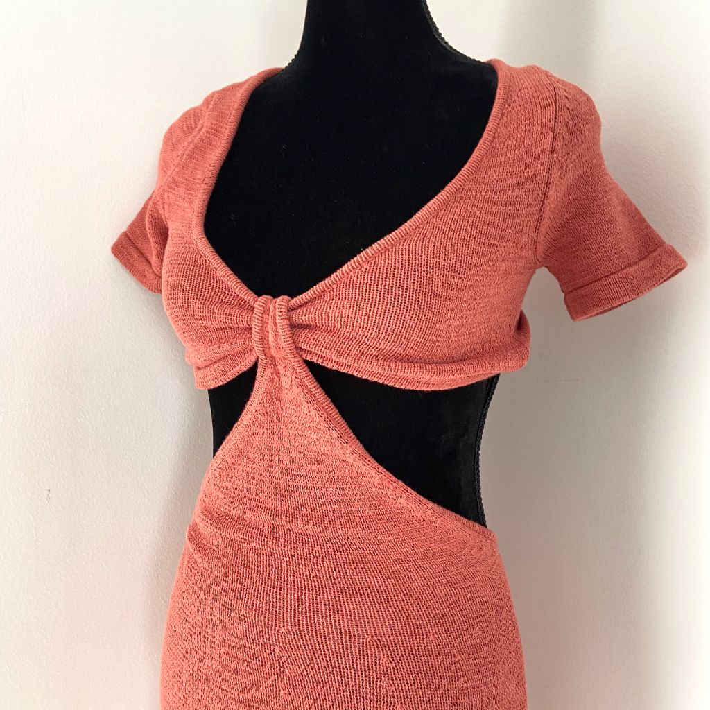 Cult Gaia Billie Knit Dark Orange dress - BOPF Cult Gaia Billie Knit Dark Orange dress - BOPF