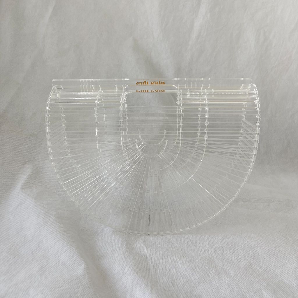 Cult Gaia crystal clear Plexi clutch - BOPF | Business of Preloved Fashion