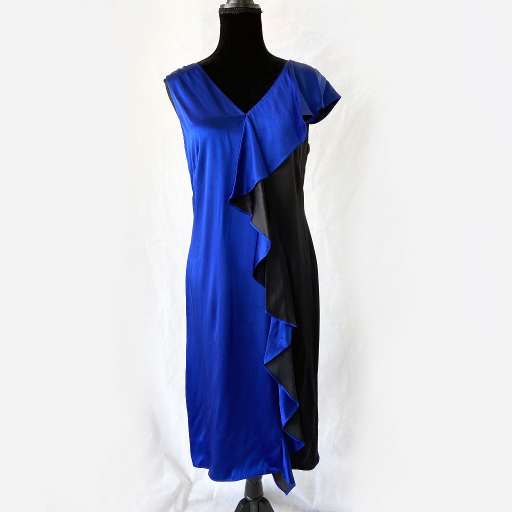 Dvf hotsell ruffle dress