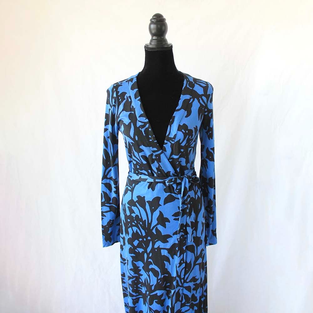 Diane von Fürstenberg Maxi Wrap Dress - BOPF | Business of Preloved Fashion