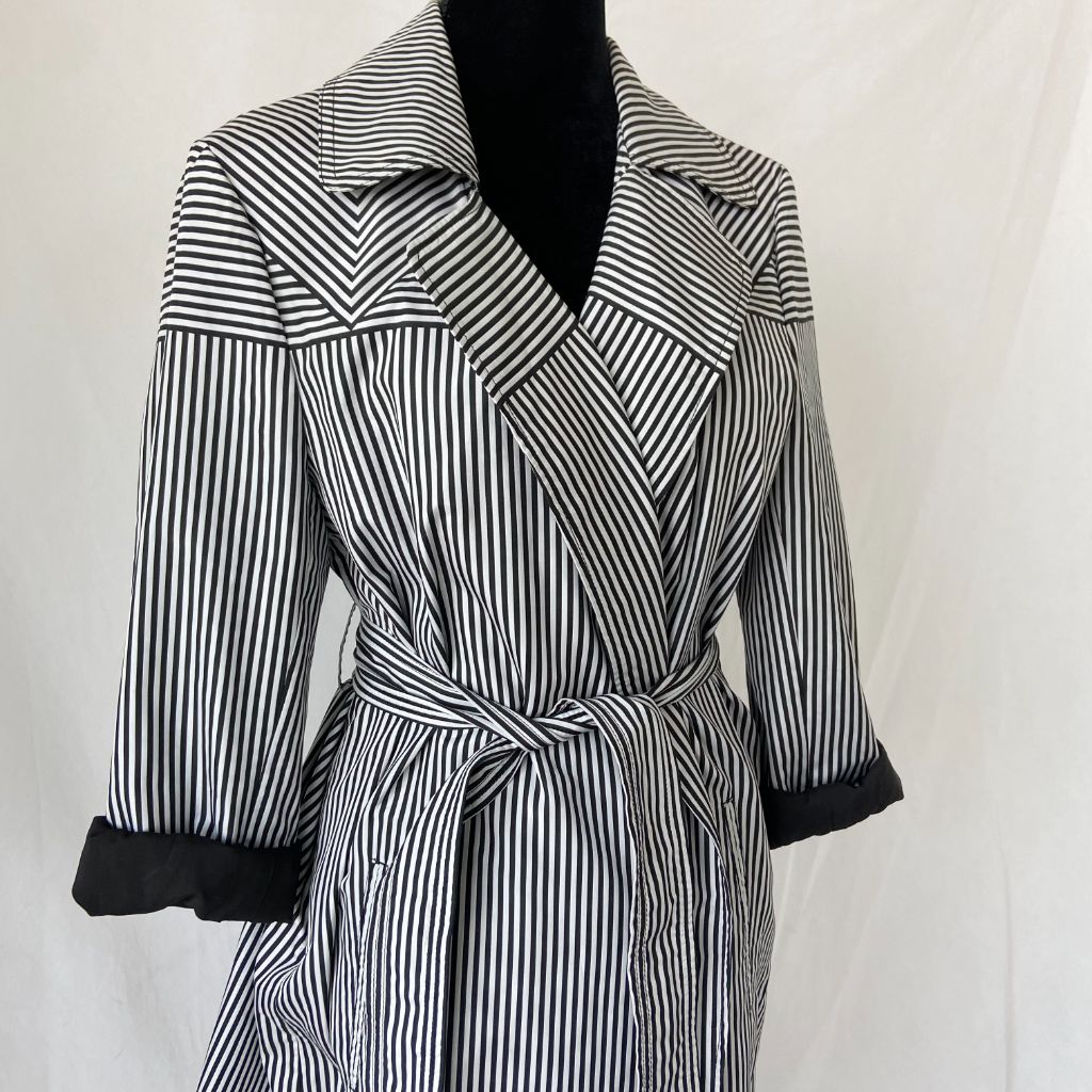Diane von Fürstenberg striped jacket with belt - BOPF | Business of Preloved Fashion