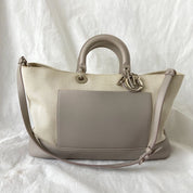 Dior Beige Leather Nappy Diaper Bag - BOPF | Business of Preloved Fashion