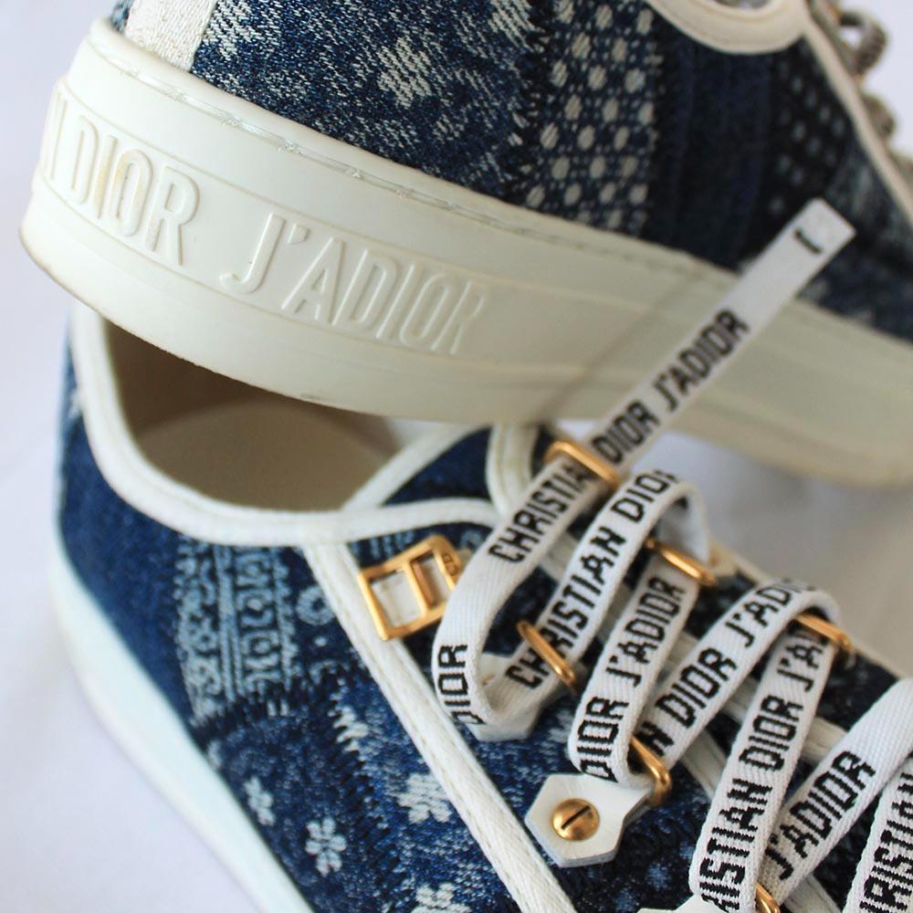 Dior Blue Walk'n' Denim Sneaker, 38.5 - BOPF | Business of Preloved Fashion