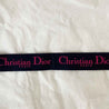 Dior Canvas Pink And Blue 'CHRISTIAN DIOR' Embroidery Bag Strap - BOPF | Business of Preloved Fashion