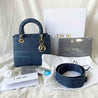 Dior D-Lite Embroidered Cannage Medium Bag - BOPF | Business of Preloved Fashion