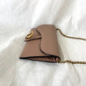 Dior Dusty Rose Leather Saddle Wallet on Chain - BOPF | Business of Preloved Fashion