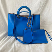Dior Large Blue Diorissimo Tote Bag - BOPF | Business of Preloved Fashion