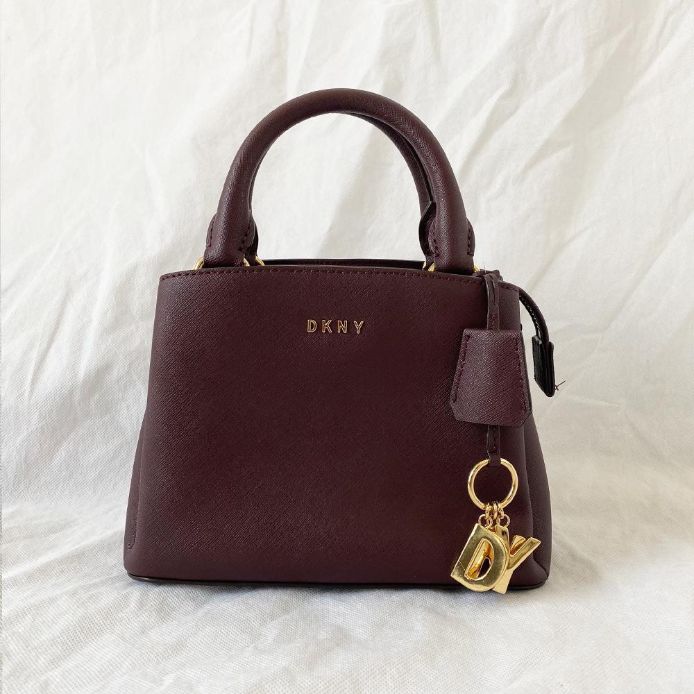 DKNY Burgundy Mini Crossbody Top Handle Bag - BOPF | Business of Preloved Fashion
