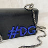 Dolce & Gabbana Black DG Girls Hashtag Logo Bag - BOPF | Business of Preloved Fashion