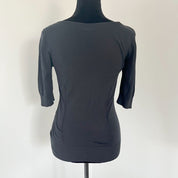 Dolce & Gabbana black knitted square neck top - BOPF | Business of Preloved Fashion