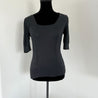 Dolce & Gabbana black knitted square neck top - BOPF | Business of Preloved Fashion