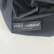 Dolce & Gabbana black knitted square neck top - BOPF | Business of Preloved Fashion
