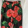 Dolce & Gabbana black red floral print trousers - BOPF | Business of Preloved Fashion