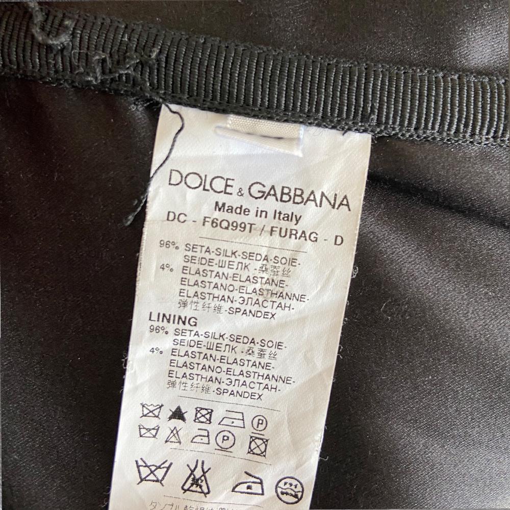 Dolce & Gabbana Black Silk Gown - BOPF | Business of Preloved Fashion