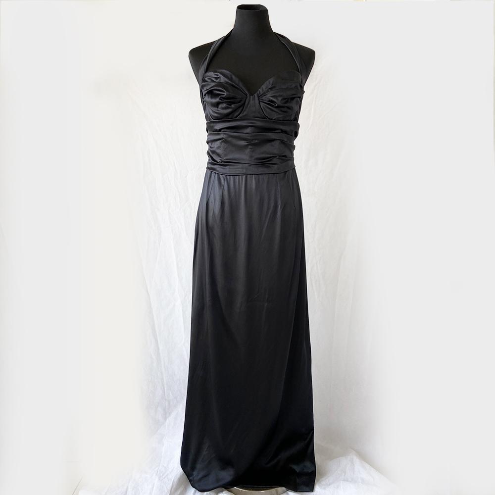 Dolce & Gabbana Black Silk Gown - BOPF | Business of Preloved Fashion